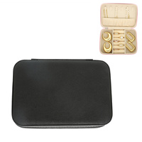 BLUSH COLOR PU LEATHER JEWELRY BOX